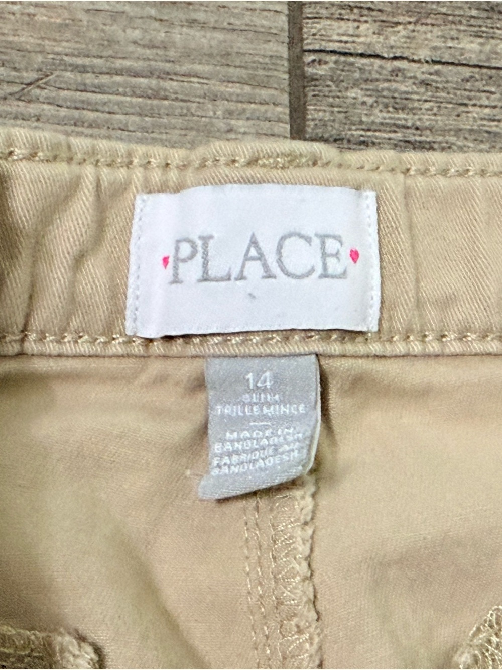 The Children's Place Tan Chino Shorts - Picture 3 of 3